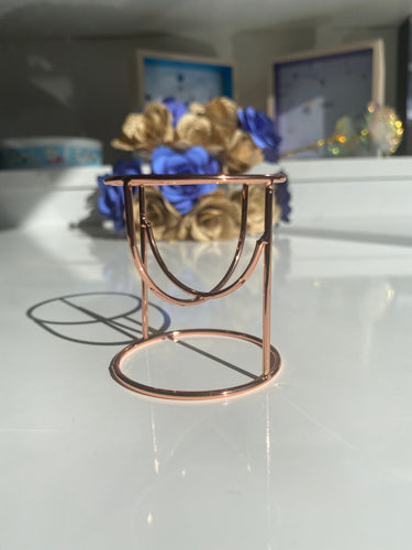 Rose Gold Sphere Stand - Milky Way Creations - Sydney - Crystal - Crystals - Candles - Soap - Howlite - Amethyst - Ethically Sources - Stones - gemstones - wholesale - amazonite