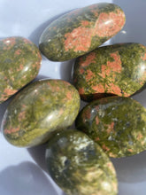 Load image into Gallery viewer, Unakite Tumbles - Milky Way Creations - Sydney - Crystal - Crystals - Candles - Soap - Howlite - Amethyst - Ethically Sources - Stones - gemstones - wholesale - amazonite
