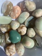 Load image into Gallery viewer, Green Flower Agate Tumbles - Milky Way Creations - Sydney - Crystal - Crystals - Candles - Soap - Howlite - Amethyst - Ethically Sources - Stones - gemstones - wholesale - amazonite
