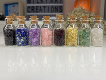 Load image into Gallery viewer, Crystal Chip Jars - 8 Pack - Milky Way Creations - Sydney - Crystal - Crystals - Candles - Soap - Howlite - Amethyst - Ethically Sources - Stones - gemstones - wholesale - amazonite
