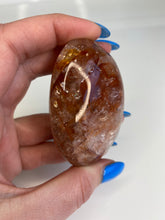 Load image into Gallery viewer, Fire Quartz Palm Stone
