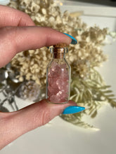 Load image into Gallery viewer, Rose Quartz Crystal Chip Jar - Milky Way Creations - Sydney - Crystal - Crystals - Candles - Soap - Howlite - Amethyst - Ethically Sources - Stones - gemstones - wholesale - amazonite
