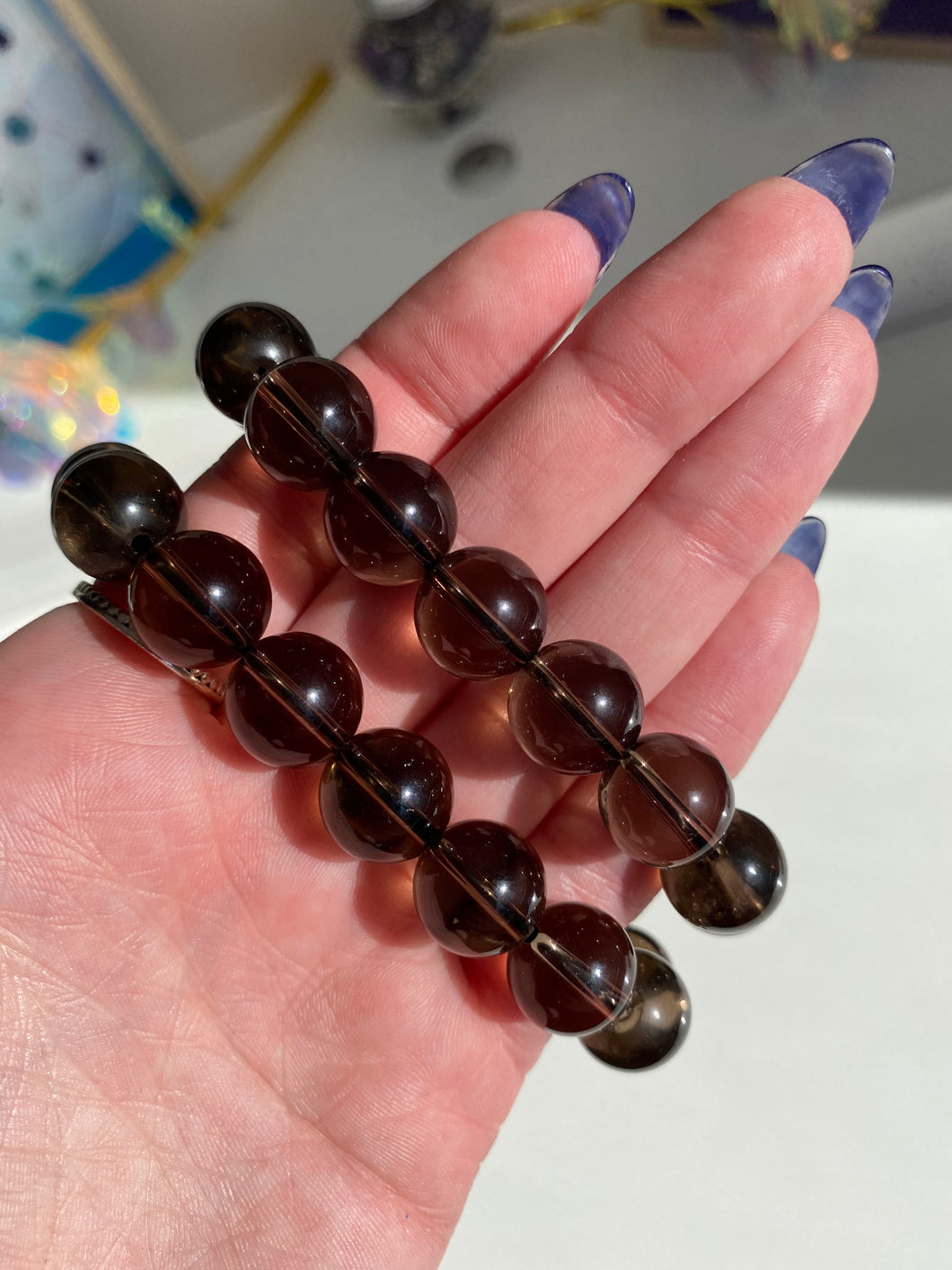 Smoky Quartz Bracelet - Milky Way Creations - Sydney - Crystal - Crystals - Candles - Soap - Howlite - Amethyst - Ethically Sources - Stones - gemstones - wholesale - amazonite