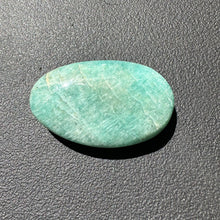 Load image into Gallery viewer, Amazonite with Black Tourmaline Inclusions Palm Stone
