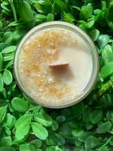 Load image into Gallery viewer, Citrine Crystal Infused Soy Candle - Milky Way Creations - Sydney - Crystal - Crystals - Candles - Soap - Howlite - Amethyst - Ethically Sources - Stones - gemstones - wholesale - amazonite
