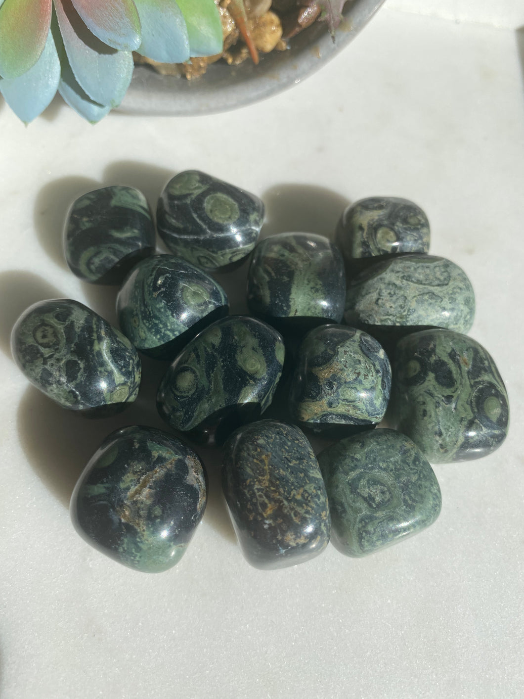 Kambaba Jasper Tumbles - Milky Way Creations - Sydney - Crystal - Crystals - Candles - Soap - Howlite - Amethyst - Ethically Sources - Stones - gemstones - wholesale - amazonite