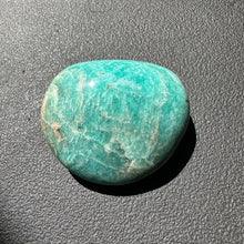 Load image into Gallery viewer, Amazonite with Black Tourmaline Inclusions Palm Stone
